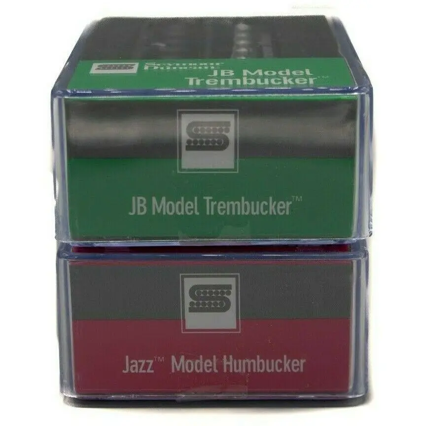 Guitar Pickup JB TB-4 Trembucker and Jazz SH-2n Humbucker Electric Guitar Pickups Black 1 Set