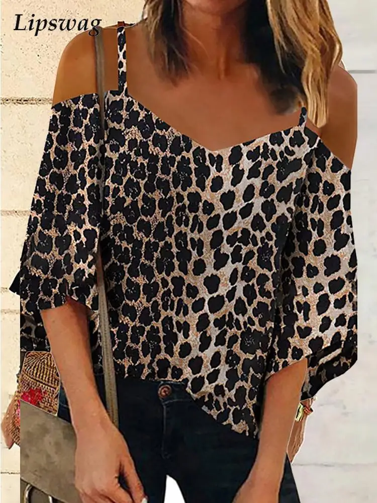 

Женская винтажная блузка с принтом маргариток, Повседневный пуловер с открытыми плечами и коротким рукавом, весна-лето 2022