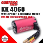 Водонепроницаемый бесщеточный двигатель Surpass Hobby 4068, вал 5 мм для радиоуправляемых автомобилей 18, гоночный монстр-Трак, Arrma Traxxas Wltoys HSP