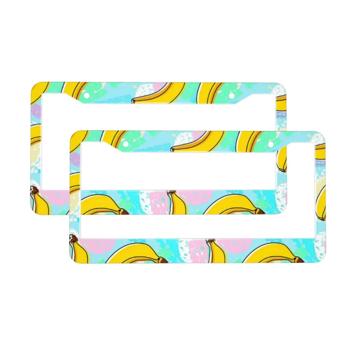 

Universal Aluminum Alloy US Car License Plate Frame Cover Auto Accessory Waterproof Number Plate Holder Car plate frame