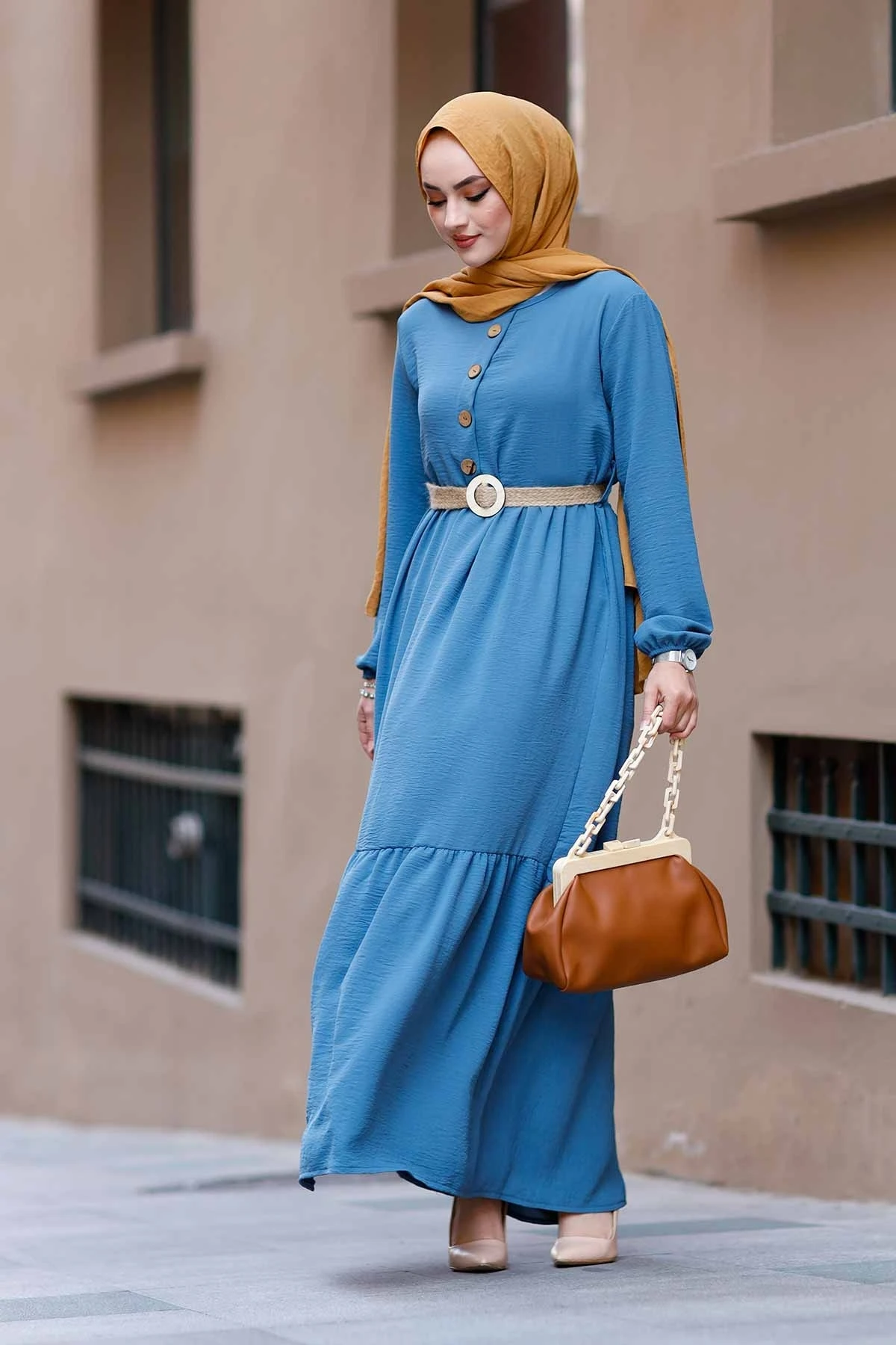 Dress women's dresses 2021 kaftan abaya long Muslim evening dresses hijab abayas Turkish Hijab Party Casual women clothes