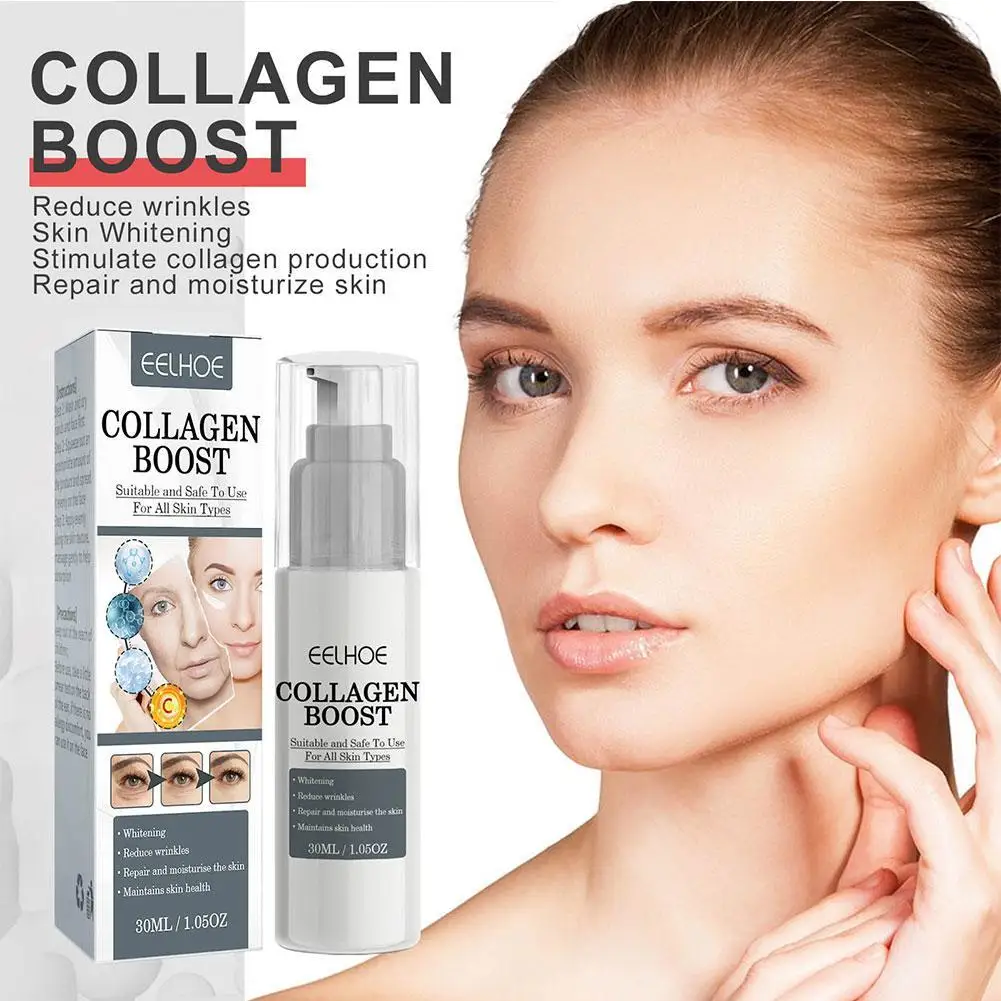 

Collagen Boost Serum Anti-wrinkle Face Serum Lifting Firm Fade Remover Fine Lines Anti-Aging Essence Whiten Brighten Nourish