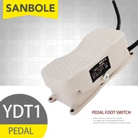 foot switch pedal push button controller ydt1 20 101 reverse with wire aluminum case double control single three phase motor