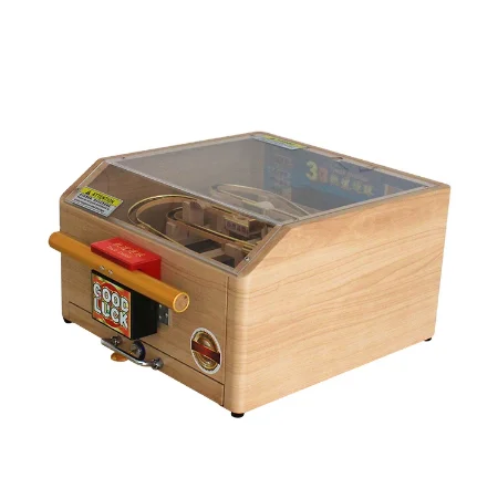

YYHC 2021 Popular Mini size Kids Favorite Wooden Arcade Pinball 3D Three-dimensional Educational Toy Track Pinball Machine