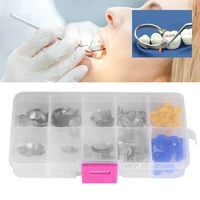 100pcsbox dental matrices orthodontic materials dental sectional contoured matrices matrices ring rubber wedges dentistry tools