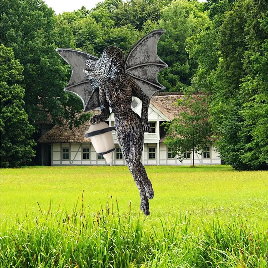 

Декоративная фигурка, принадлежности для дорожек, домашний декор, форма ангела, современный дизайн, статуэтка двора