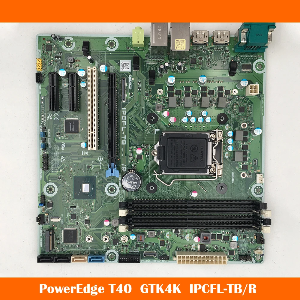 

For DELL PowerEdge T40 Motherboard GTK4K 0GTK4K IPCFL-TB/R LGA1151 DDR4 Support 8th Generation CPU Work Fine