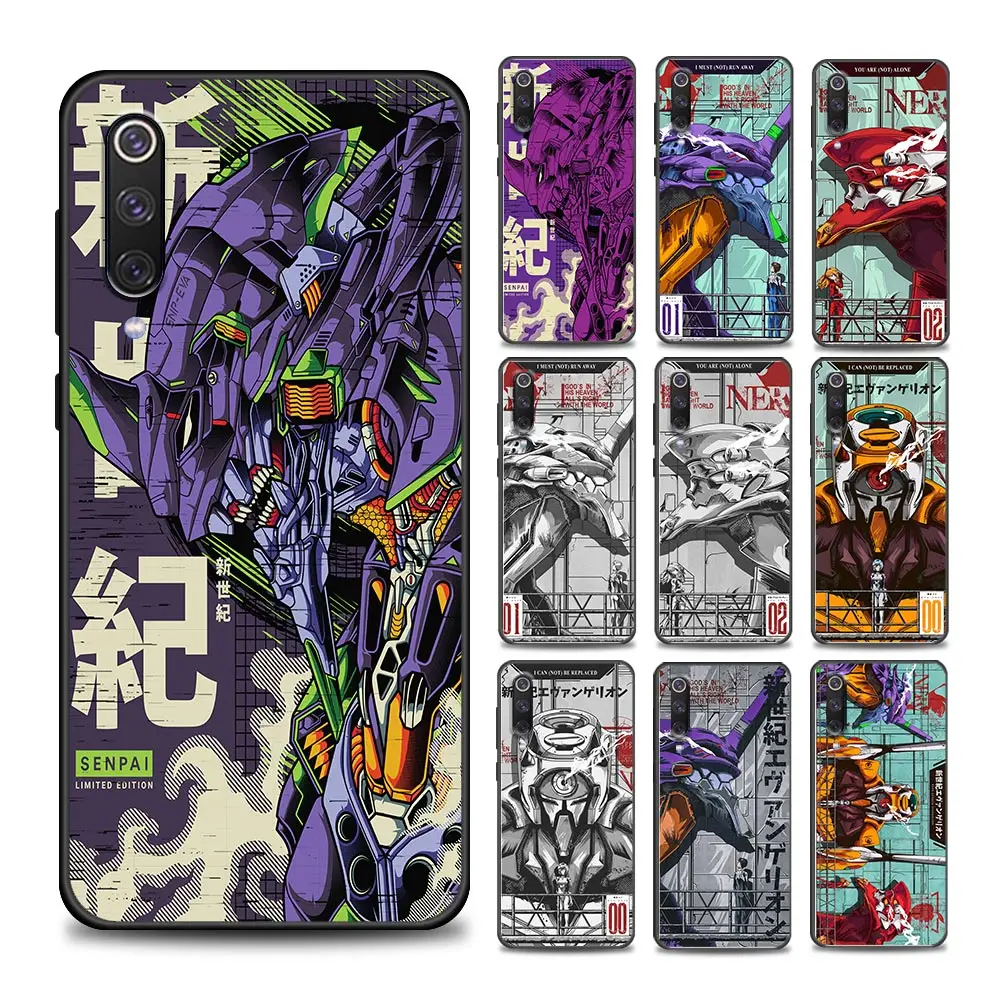 

Neon Genesis Evangelion EVA Anime Phone Case for Xiaomi Mi 9 9T Pro SE Mi 10T 10S MiA2 Lite CC9 Pro Note 10 Pro 5G Soft Silicone