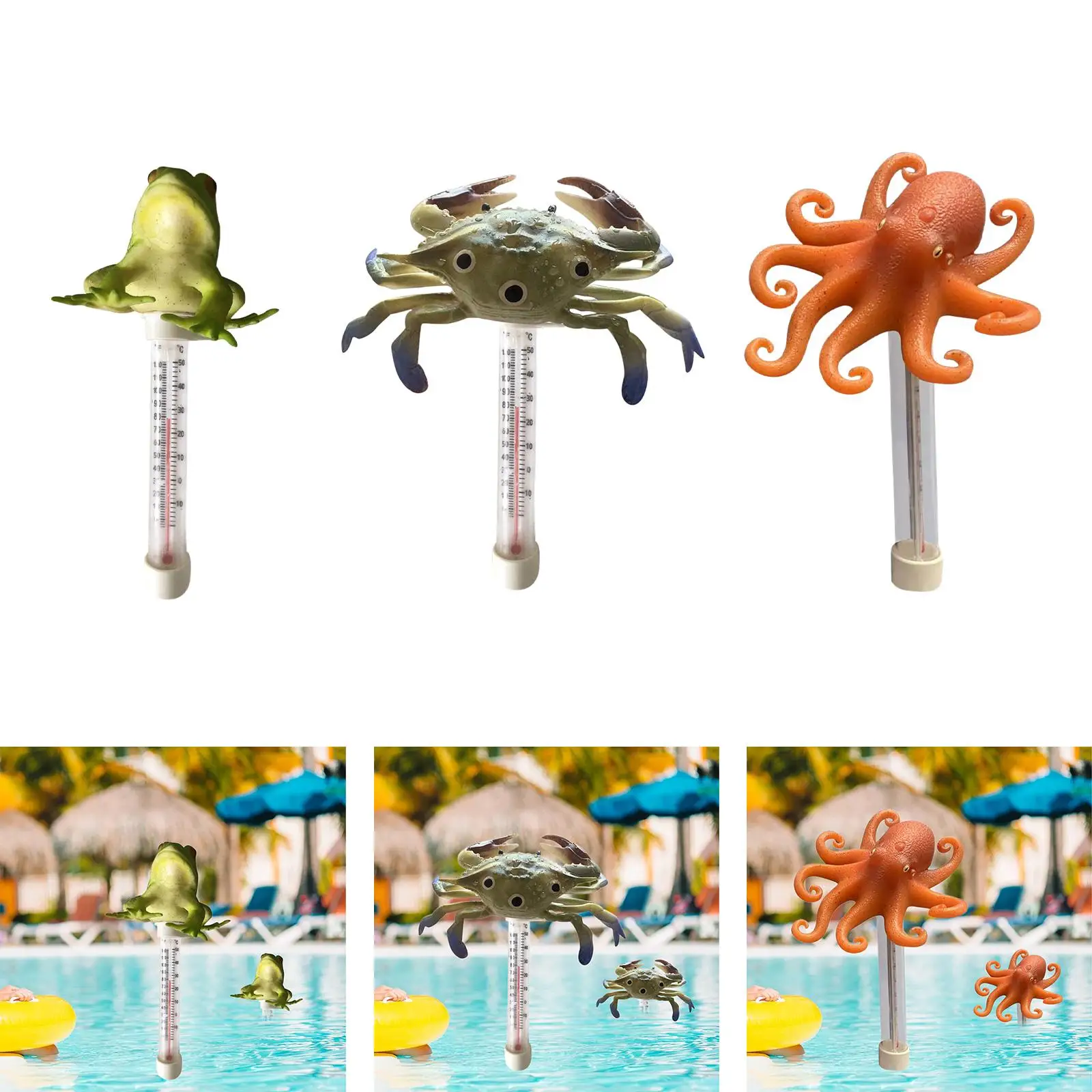 Плавающий Термометр для бассейна комнатный и уличный датчик температуры воды