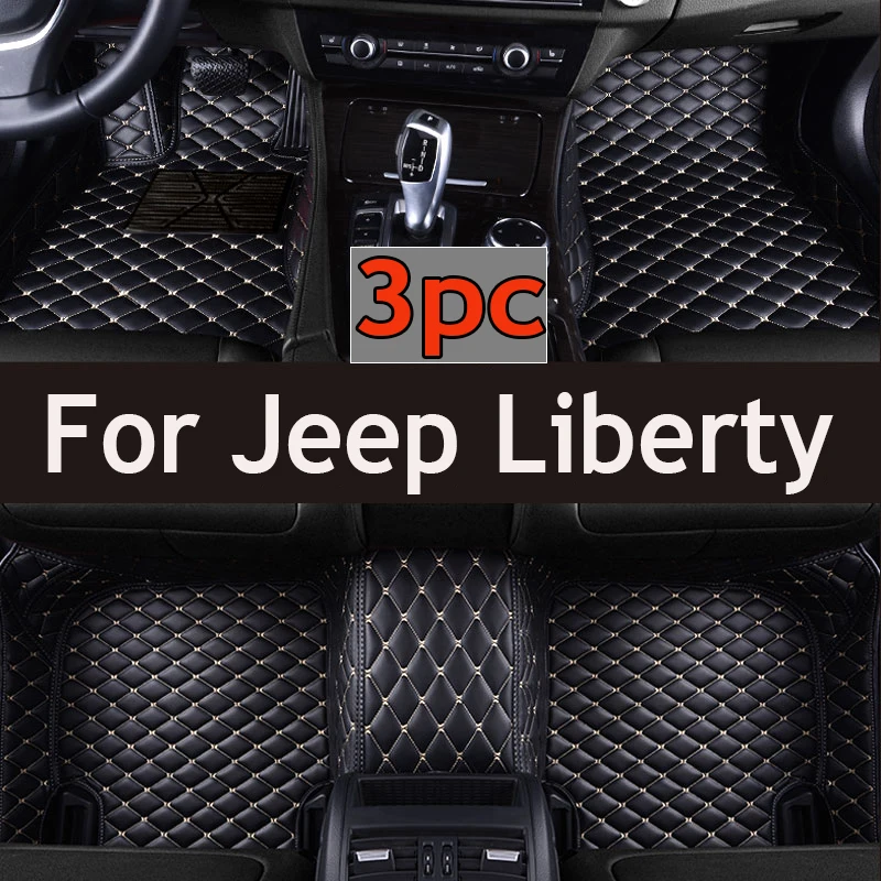 

Кожаные автомобильные коврики для Jeep Liberty Cherokee KK 2008 ~ 2012, универсальные водонепроницаемые накладки, коврики для пола, автомобильные аксессуары