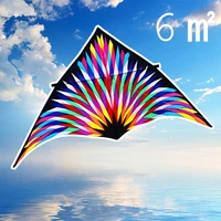 free shipping 6sqm large delta kite for adults reel outdoor toys for kids parachute kite
