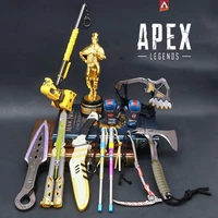apex legends game zinc alloy heirloom keychain weapons peripheral apex model car key chain men women jewelry boy gift