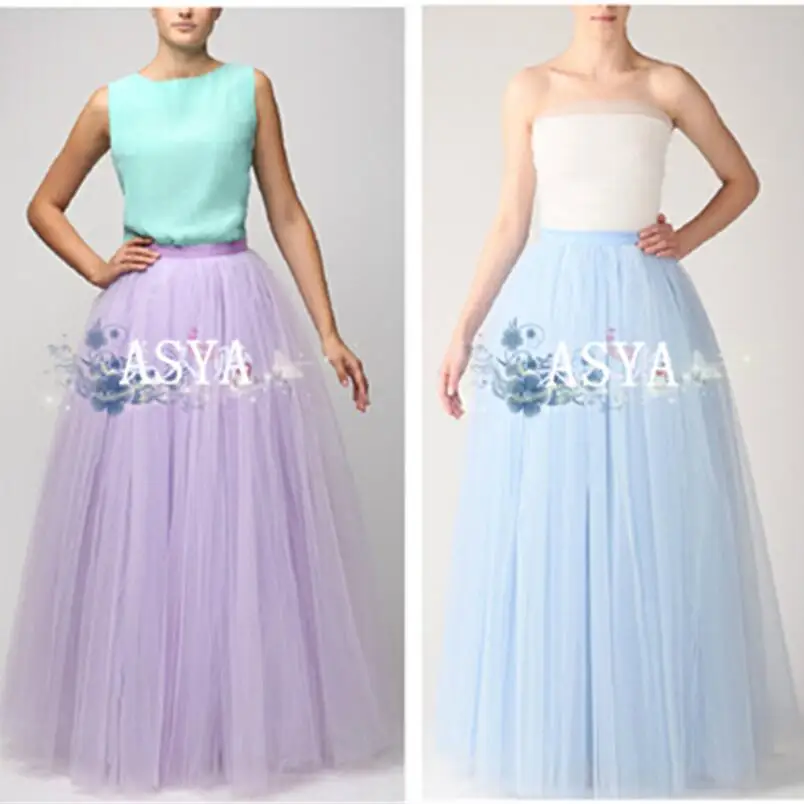 

Plus size Spring and Autumn 2023 Women Lace Tulle party Skirt High waist Floor Length Lace Tutu Skirts Long Maxi princess Skirt