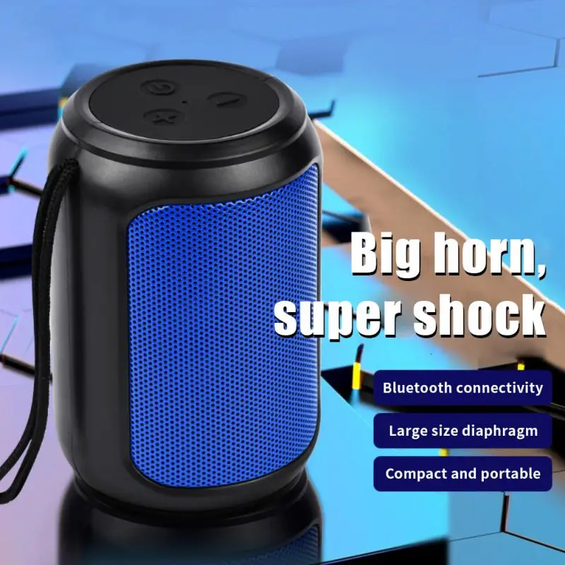 

Bluetooth Subwoofer Long Battery Life Multifunctional Outdoor Loudspeaker Stereo Audio Full-range Speakers Music Sound Box