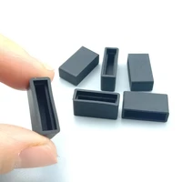 123pcs black rectangular silicone rubber protect caps insulated silicone caps for copper needle in line soft rubber sheath