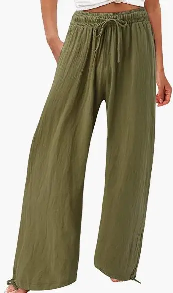 Рисунок 4 - Брюки на шнуровке из хлопка и льна