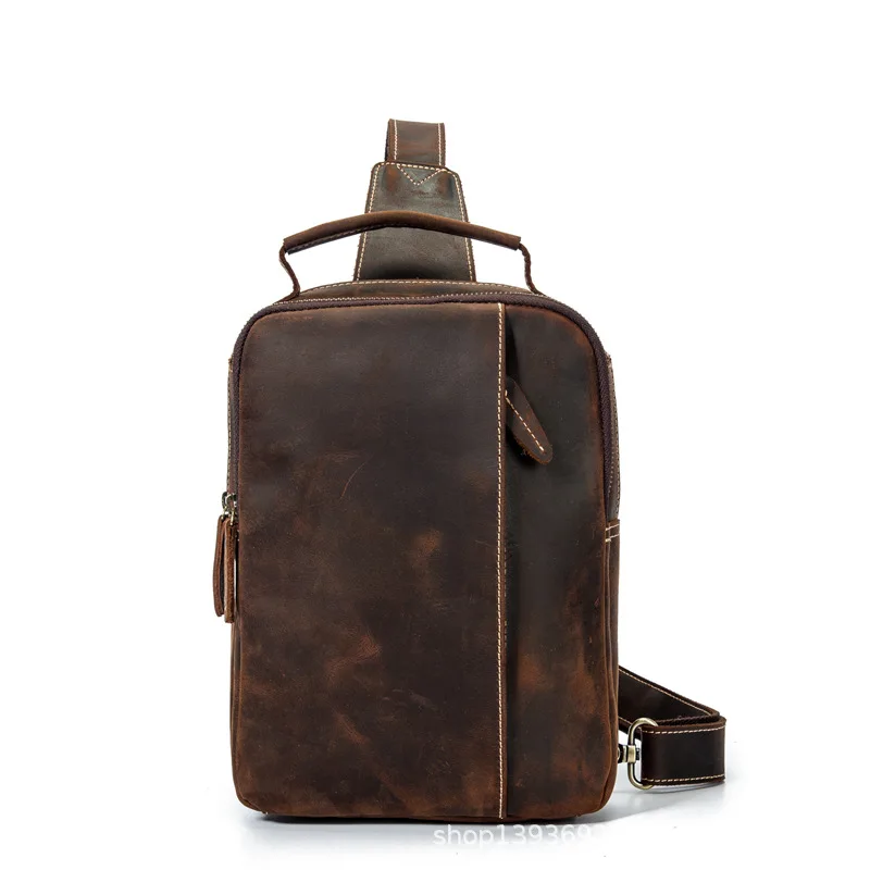 

Vintage Bags Shoulder Body For Men Leather Bag Men New Design Cross Cow Bag Bum Bag Genuine Men Leather Full