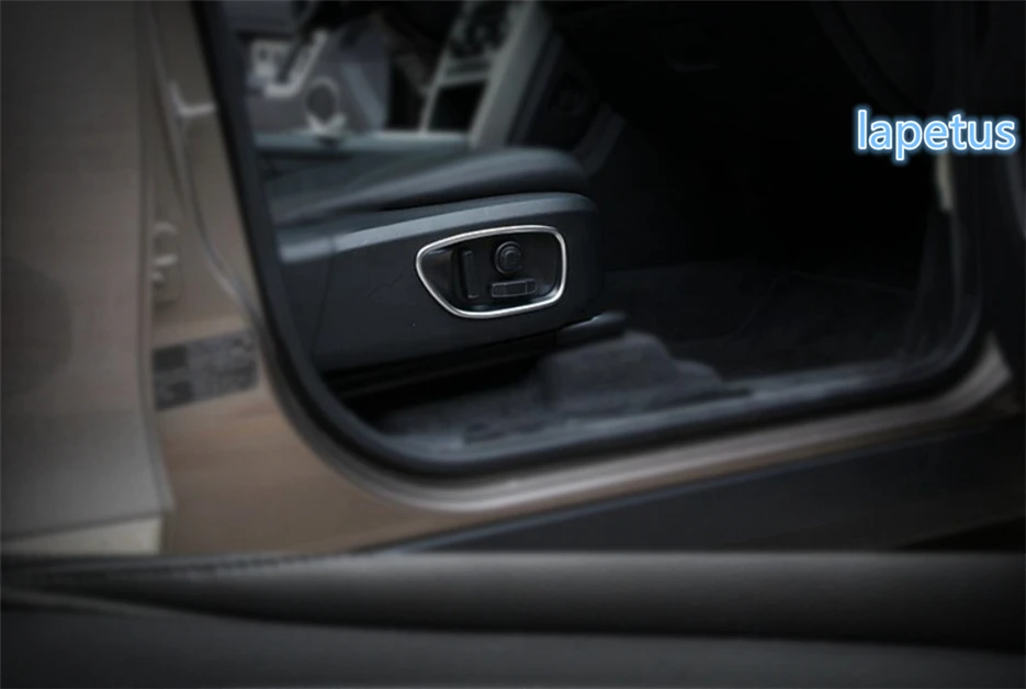 

Декоративная рамка для спинки сиденья с кнопками регулировки отделка Обложка подходит для Jaguar XF 2016 - 2019 матовые модифицированные аксессуары для интерьера