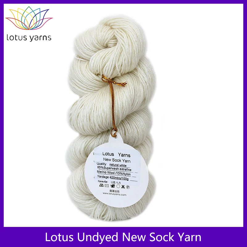 

Bare Extrafine Merino/ Nylon Superwash DK Weight Yarn,undyed yarn, dyeable yarn