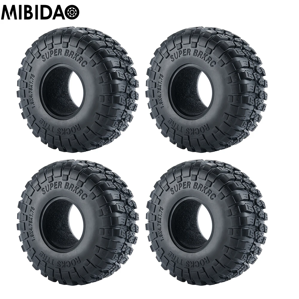 

Резиновые Колесные шины MIBIDAO 1,9 дюйма 120 мм для Axial SCX10 II 90046 1:10 радиоуправляемая модель гусеничного автомобиля, обновленные детали
