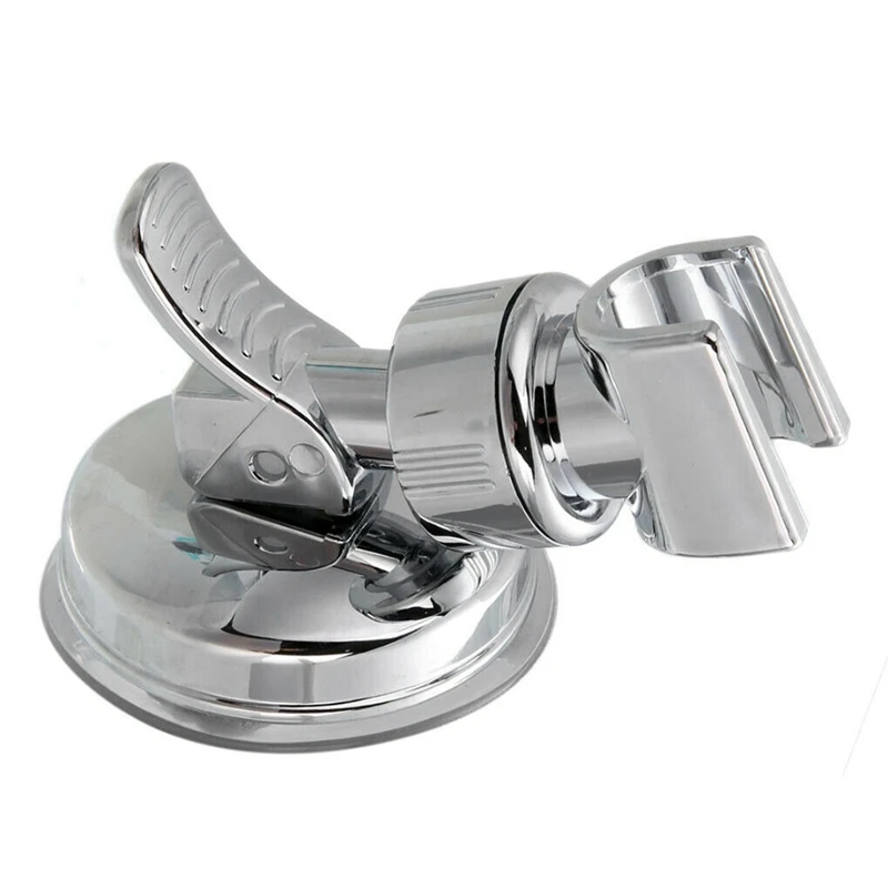 

Powerful Suction Cup Shower Bracket Base Bathroom Plastic Adjustable Wall Suction Shower Nozzle Fixed Wall Rack