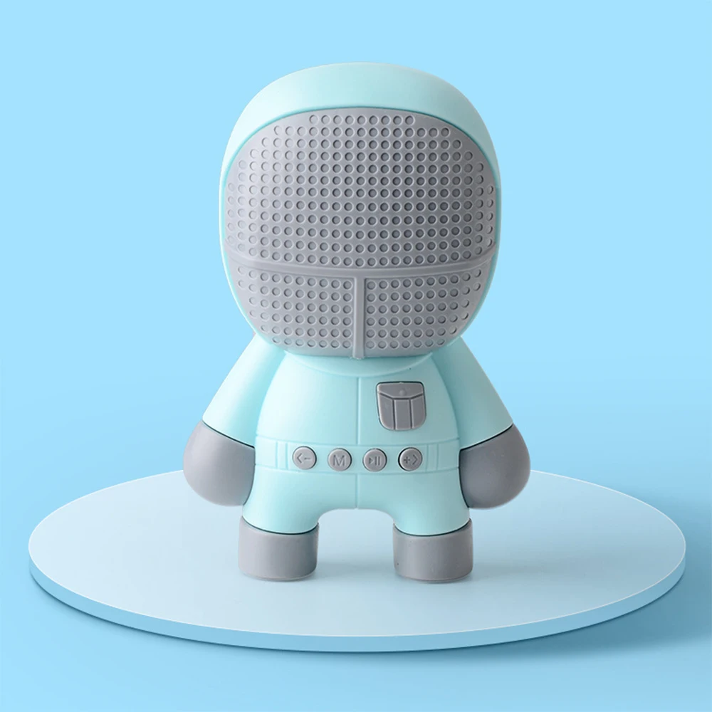 

Bluetooth Speaker Subwoofer Outdoor Portable Mini Robot Home High Volume Card New Cartoon Small Stereo Can Answer Calls