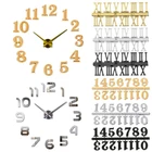 Аксессуары для кварцевых часов, набор для ремонта циферблата с римскими или арабскими цифрами, цвет золото, 1 комплект