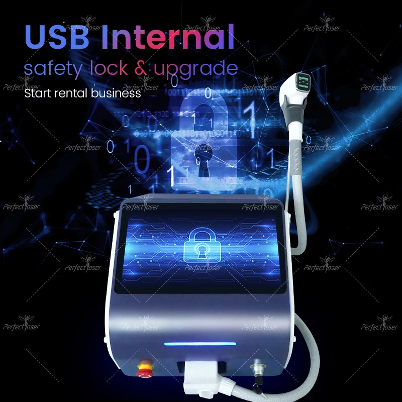 Perfectlaser диодный лазер для удаления волос 3 длины волны профессиональное