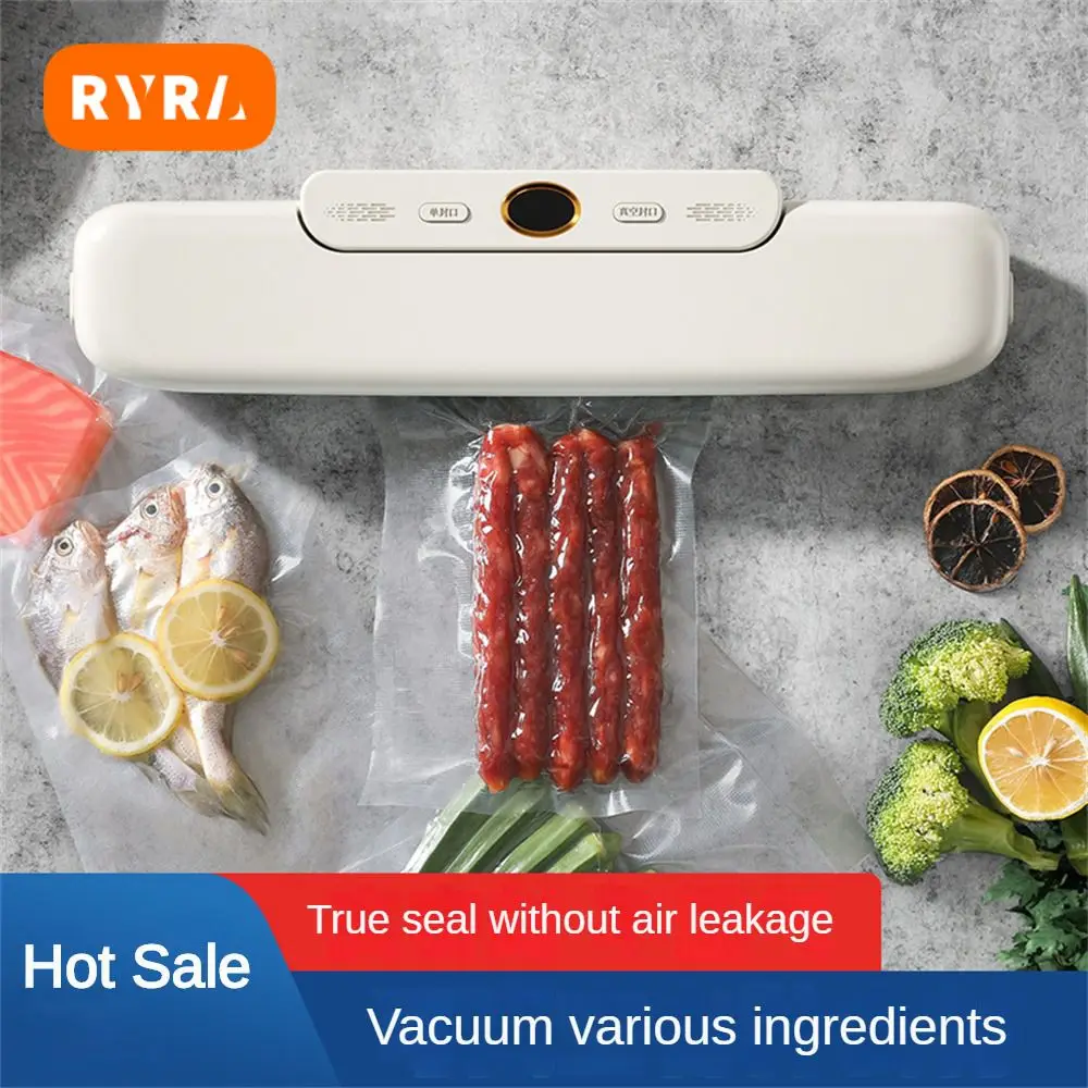 

Automatic Vacuum Sealing Machine Mute Household Plastic Sealing Food Preservation Machine Small Kitchen Preservation Tool