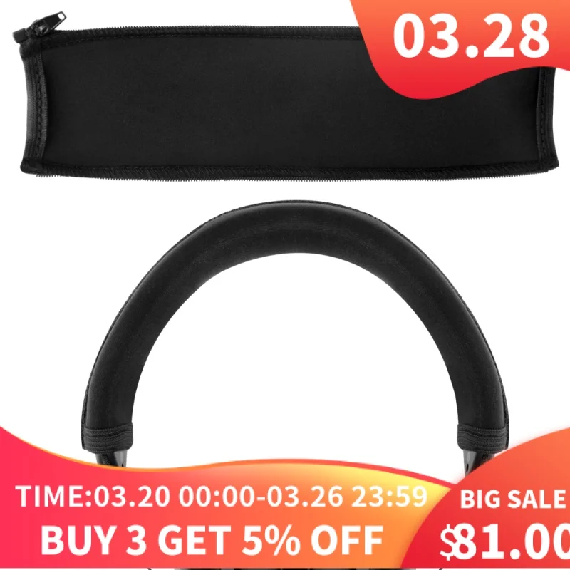 

Geekria Headphones Headband Cover Compatible With V-MODA Crossfade LP, Crossfade M-100, Wireless Replacement Headband Protector