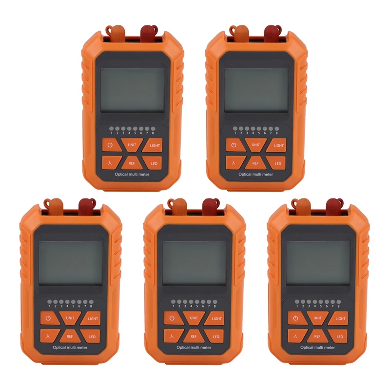 

5X 3 в 1 оптический измеритель мощности, Визуальный дефектоскоп, сетевой кабель, Тестер Освещения оптического волокна 1 мВт