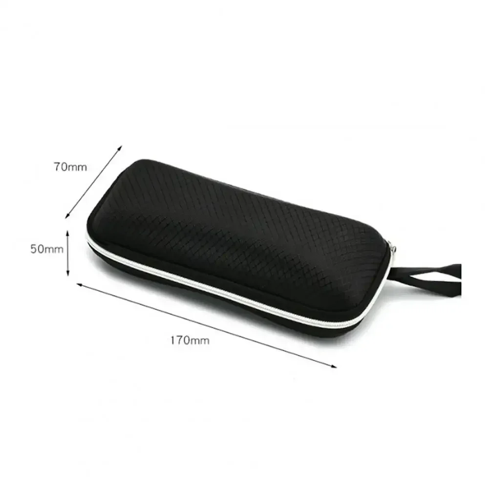 прочный чехол для питьевых очков высокого качества из микрофибры черный