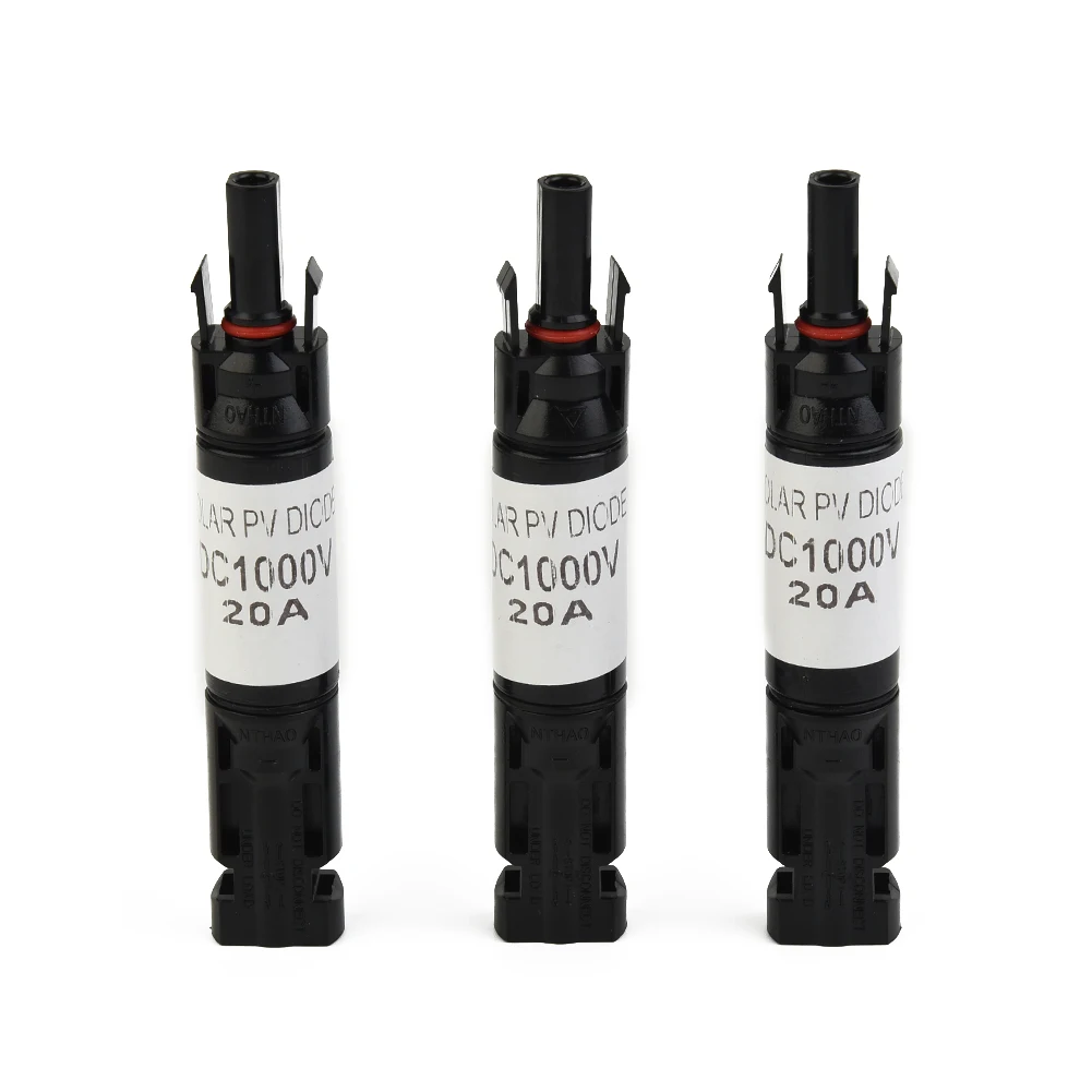 

Solar Panel Solar Photovoltaic Tinned Copper 10/15/20/30A Cable Blocking Diode Diode Connector Protection Function