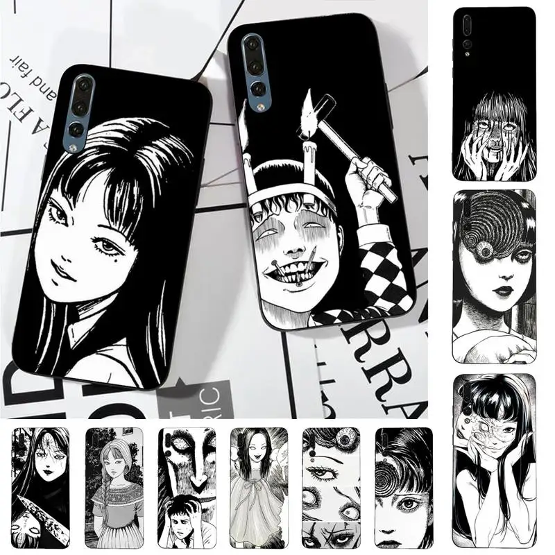 

Anime Tomie Revenge Junji Ito Horror Cartoon Phone Case For Huawei P 8 9 10 20 30 40 50 Pro Lite Psmart Honor 10 lite 70 Mate