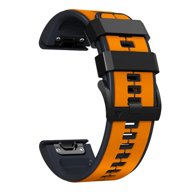 

26 22mm Watchband For Garmin Fenix7 7X 6 6X Pro 5 5X Plus 3HR Silicone Band Fenix6 Fenix5Watch Quick Release Easyfit Wrist Strap