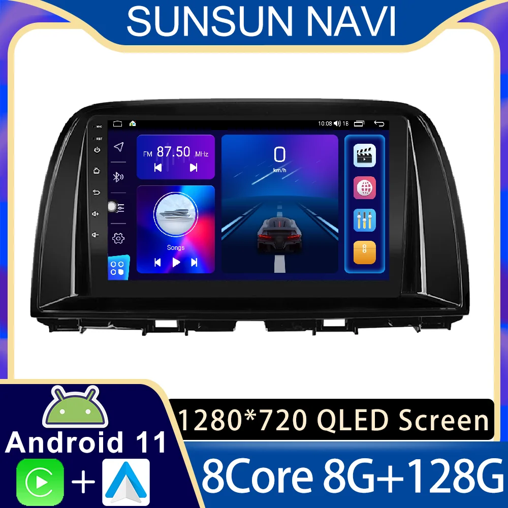 

Android 11 For Mazda CX5 CX-5 CX 5 2012 - 2015 Car Radio Stereo Multimedia Video Player Navigation GPS Wireless Carplay DSP RDS