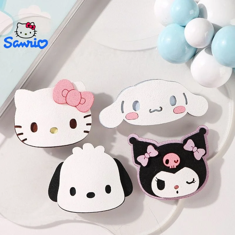 Новый Cinnamoroll Hello Kitty Kuromi My melody Pochacco челка на липучке липкая Sanrio Heartbreak артефакт для