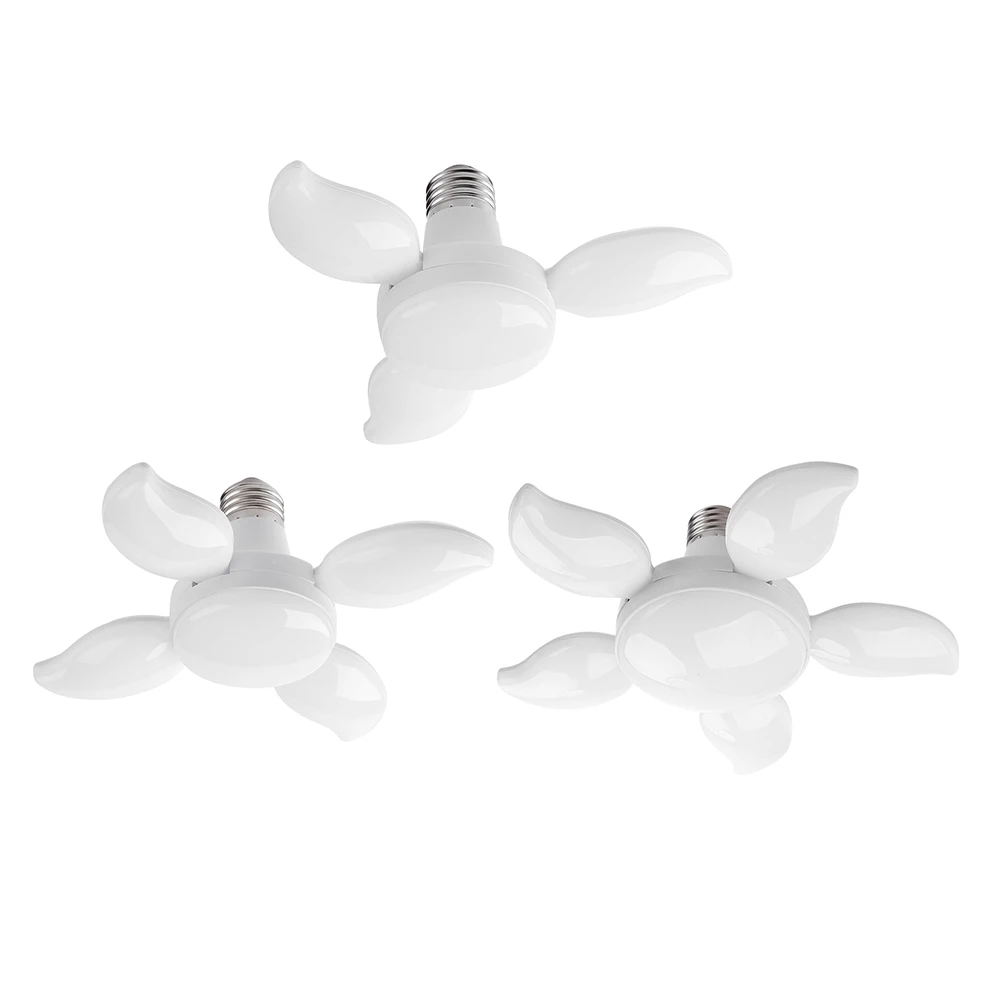 

LED Fan Garage Lights E27 Bulb 6500K 175-265V LED High Bay Lamp Super Bright Industrial Lighting for workshop