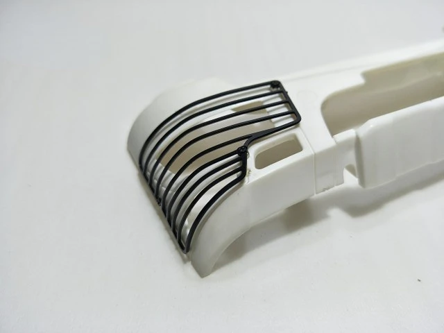 

Headlamp metal lampshade for 1:14 TamiyaBenz Arocs 3363 3348 RC truck trailer tipper car Diy components