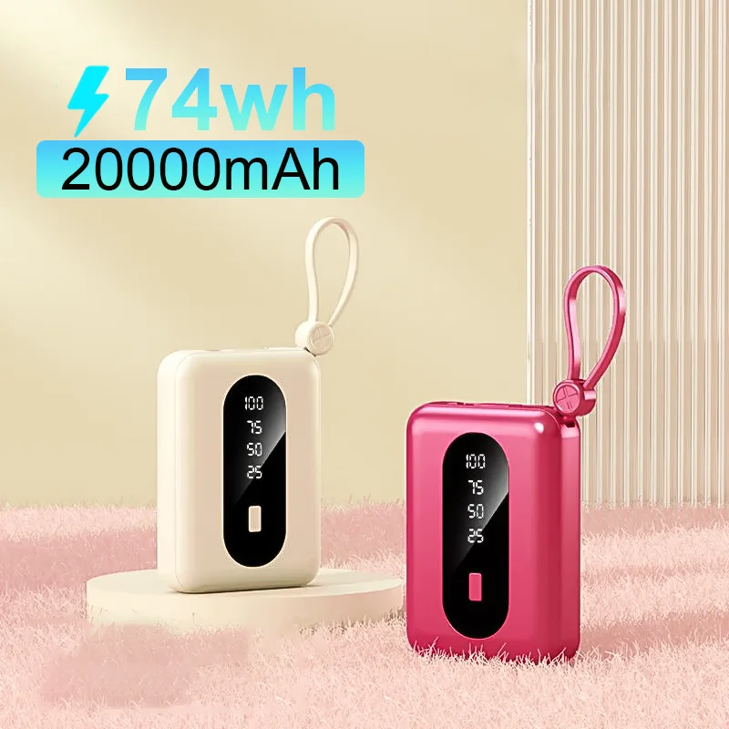 Внешний аккумулятор большой емкости 72 Вт 20000 мАч