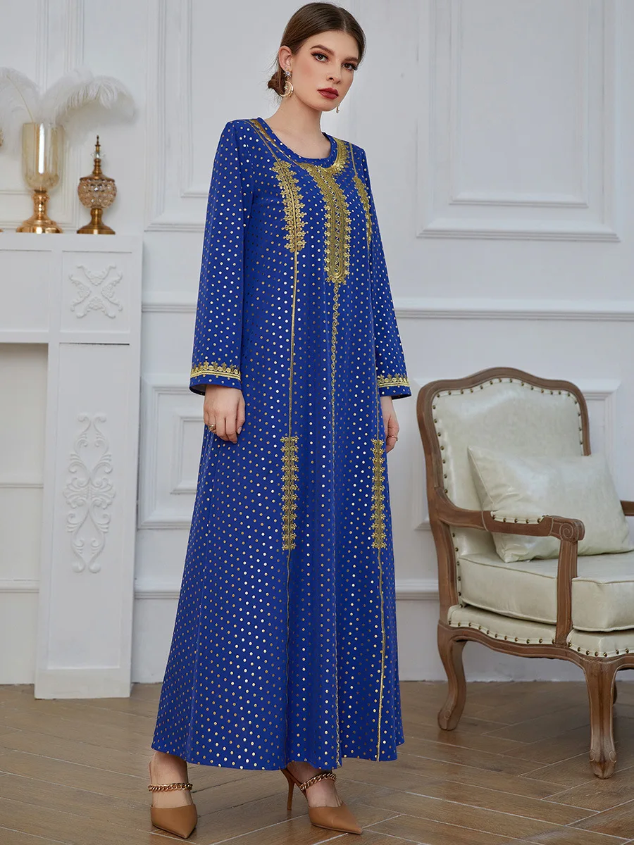 Eid Mubarak Abaya Dubai Turkey Islam Muslim Hijab Dress Indian Arabic African Dresses for Women Kaftan Robe Musulmane Longue