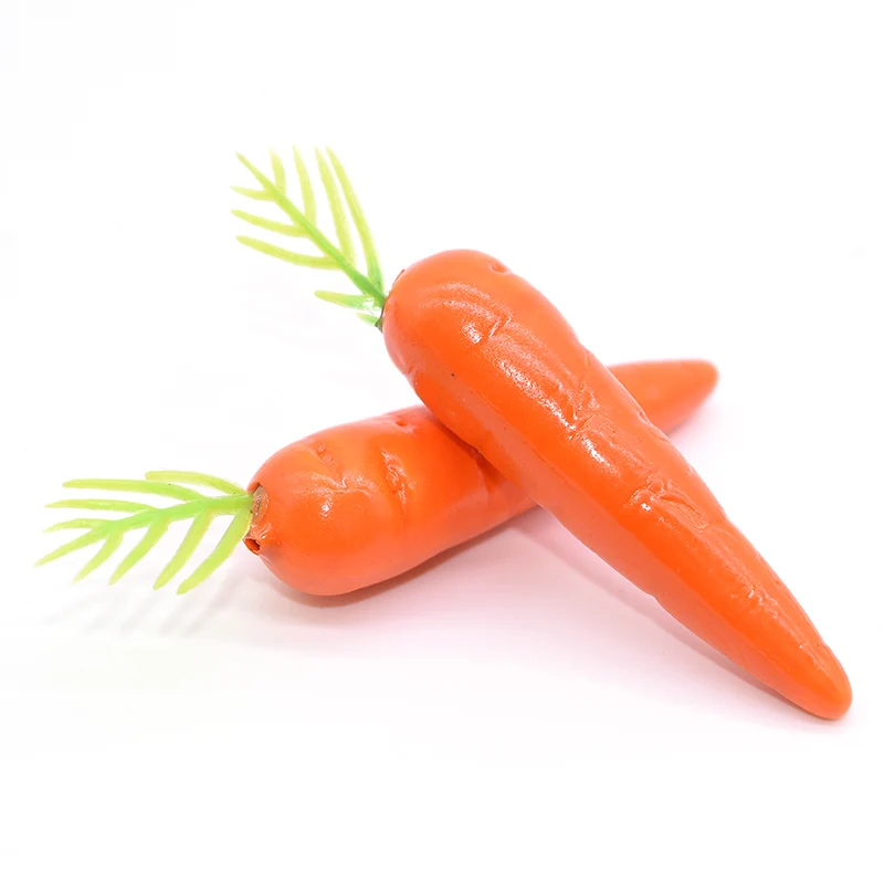 

25/50Pcs Mini Easter Artificial Carrot Foam Fake Carrot Vegetable Easter Ornament Party Decoration for Home Kids Toy Gift