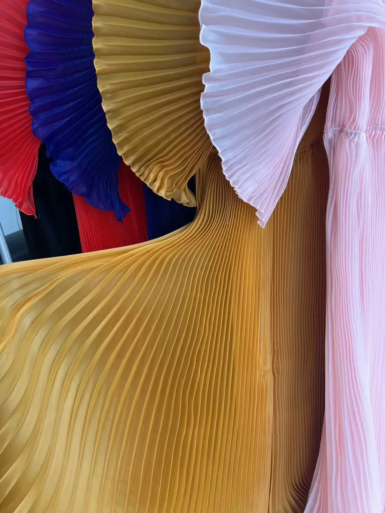 YUDX плиссированные 2024 осенние новые женские платья ручной работы свободные