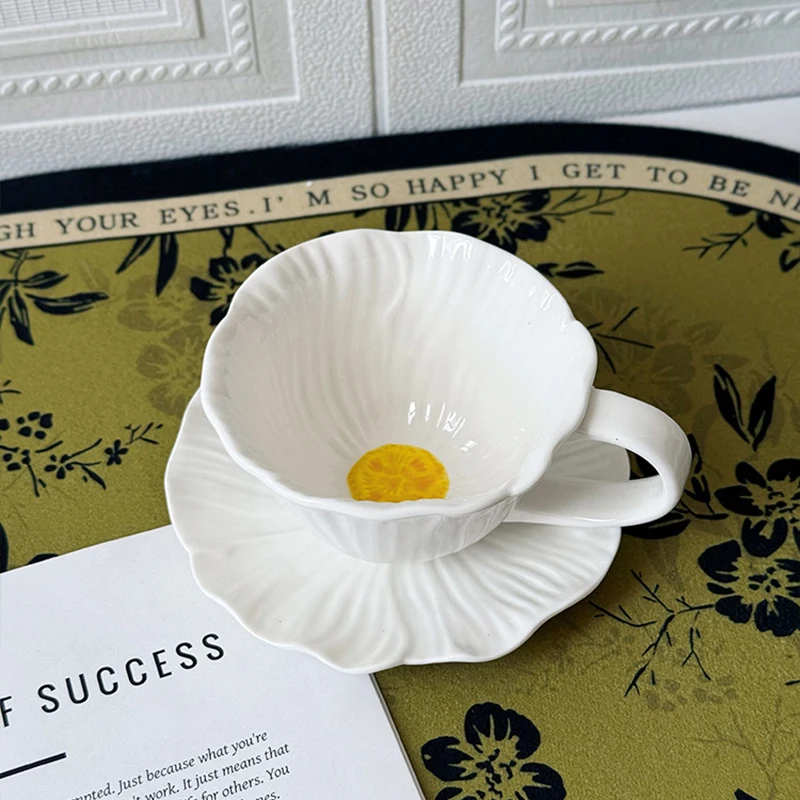 

Европейская керамическая кофейная кружка с подносом 300 мл