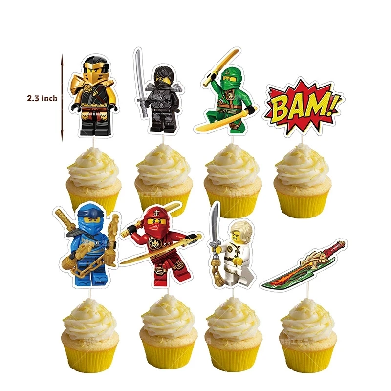 Новинка украшение для вечерние ниндзя латексные шары Legoings балоны герой баннер на
