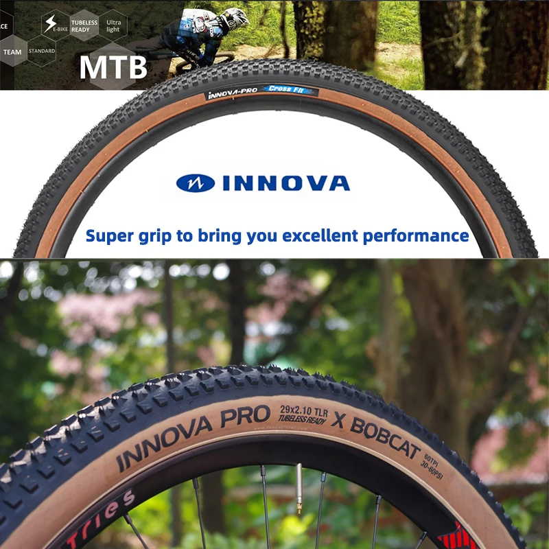 Шины для горных и шоссейных велосипедов INNOVA 26x1/27/29x2 25 700 x дюйма шина с защитой от