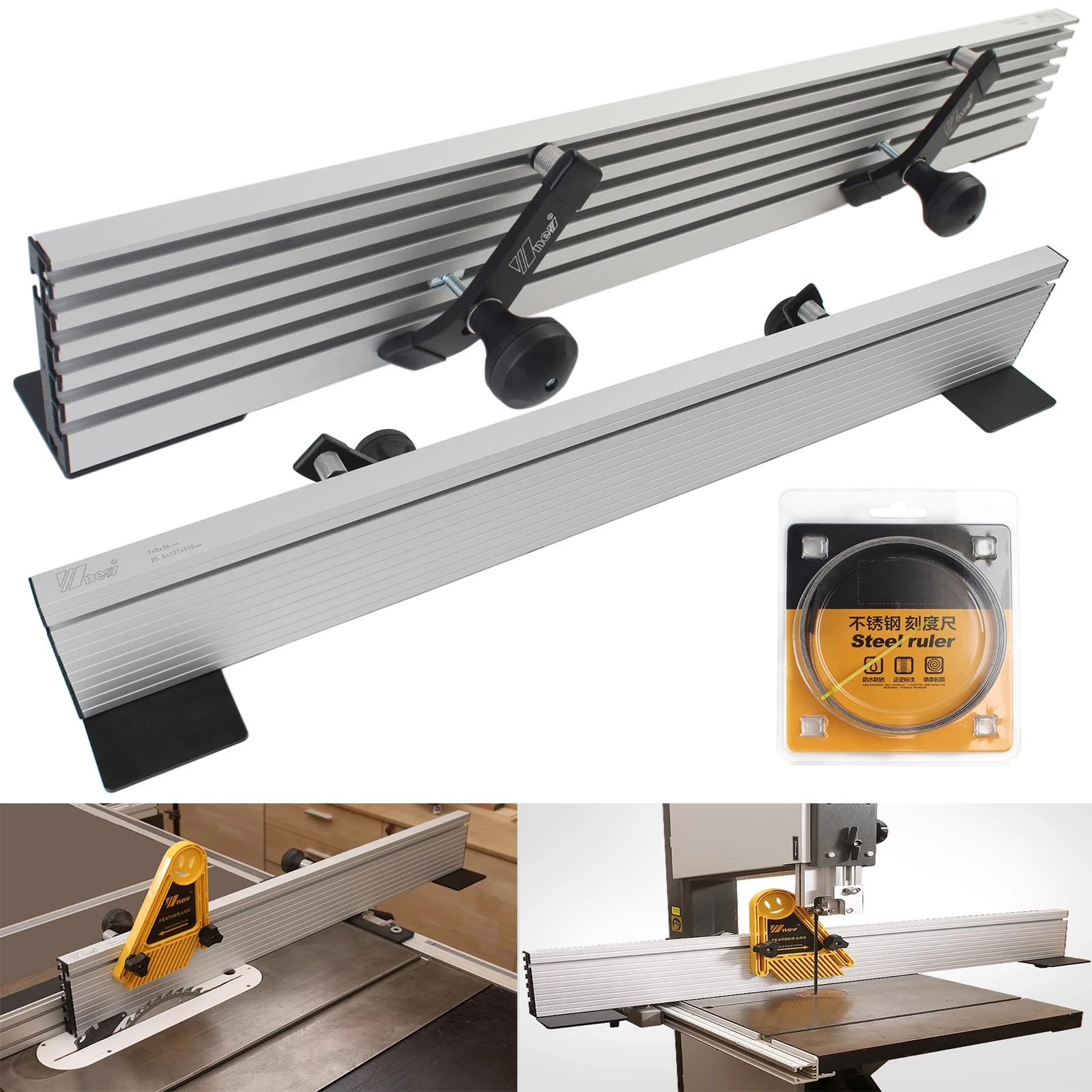 1 комплект для настольной пилы ленточной фрезерного заграждения с алюминиевым