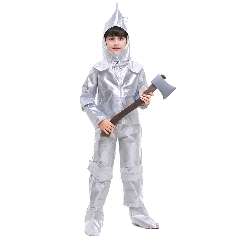 

Wizard Of Oz Tin Man Costume Boys Boy Kids Halloween Classic Costumes Cosplay
