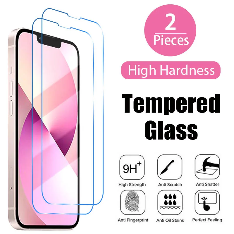 2PCS Tempered Glass for iPhone 1