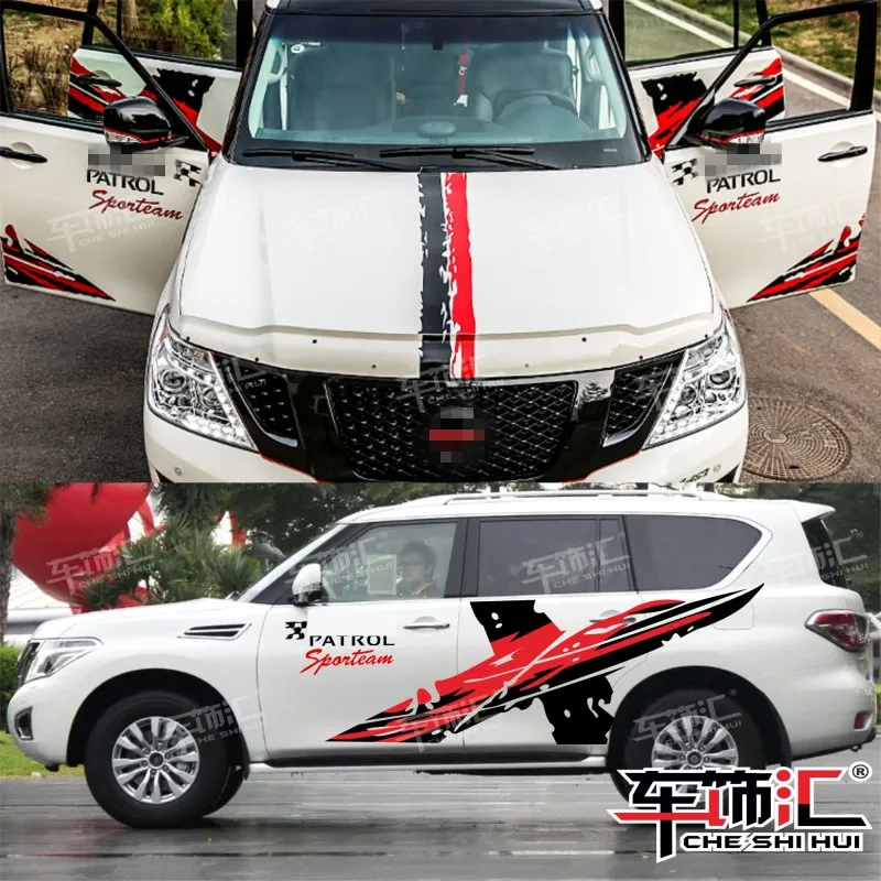 Car Sticker Vinyl FOR Nissan Patrol Y62 2012-2022 Body Dedicated Fashion Decorative Car Film Body Modified Car Decal